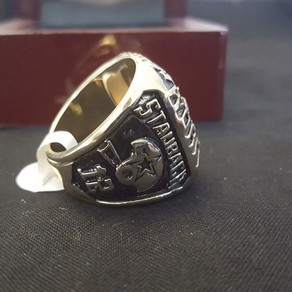 Dallas Cowboys Fan ‎ Edition 1971 Championship Super Bowl Ring Gold - Picture 8 of 8